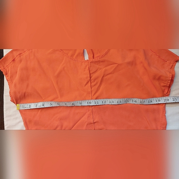 Sandwich Bright Orange Short Sleeves Dress - Picture 7 of 13